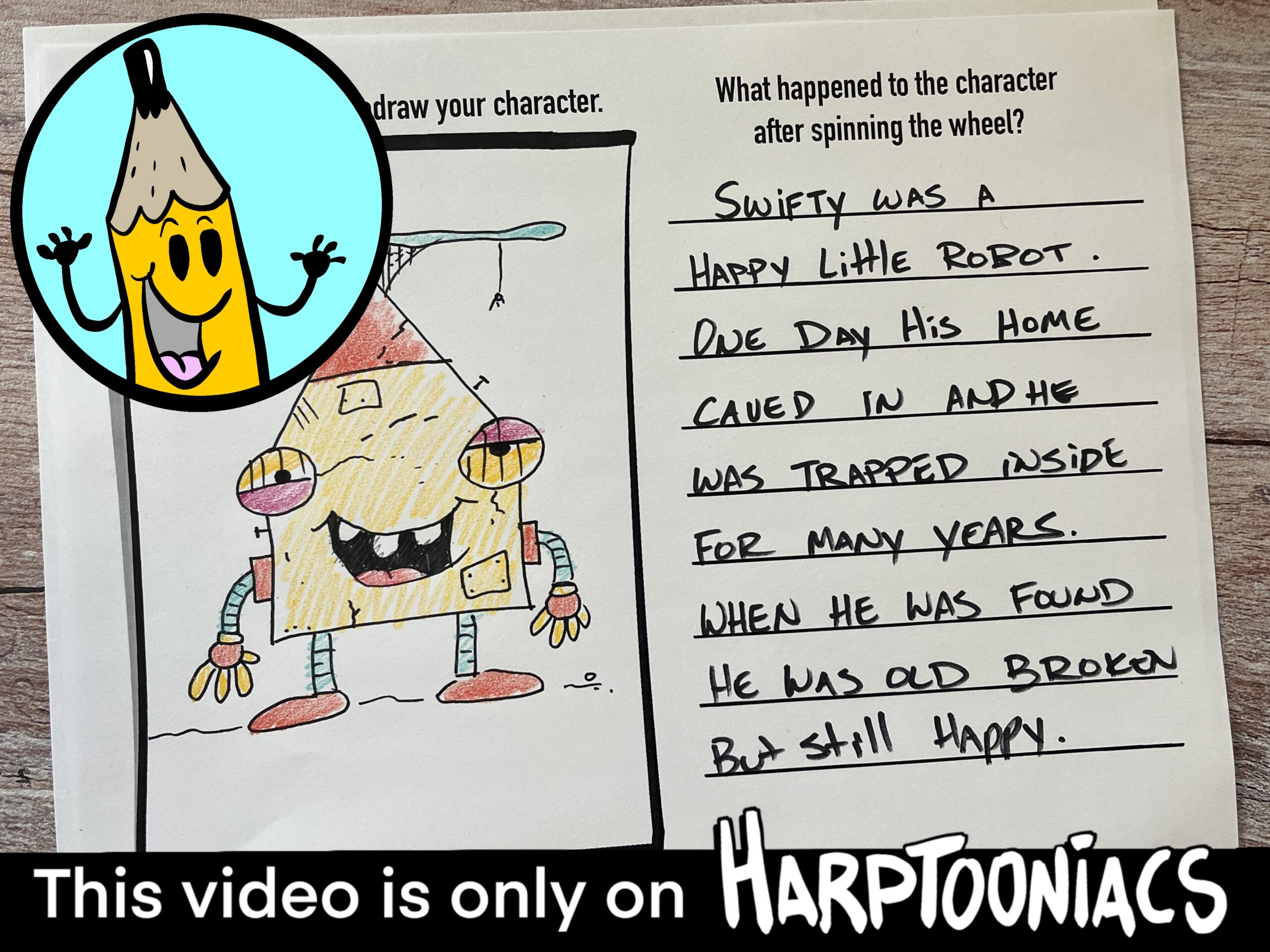 Harptooniacs Writing Prompts