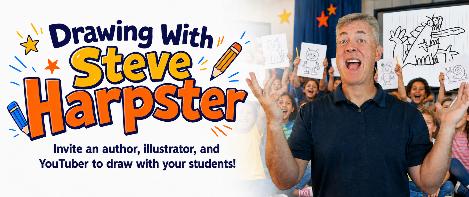 Drawing With Steve Harpster hero banner